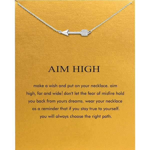 えつ　luck+hope+happiness+loyalty Amazon.com: LANG XUAN Message Card Silver Cross Arrows Pendant